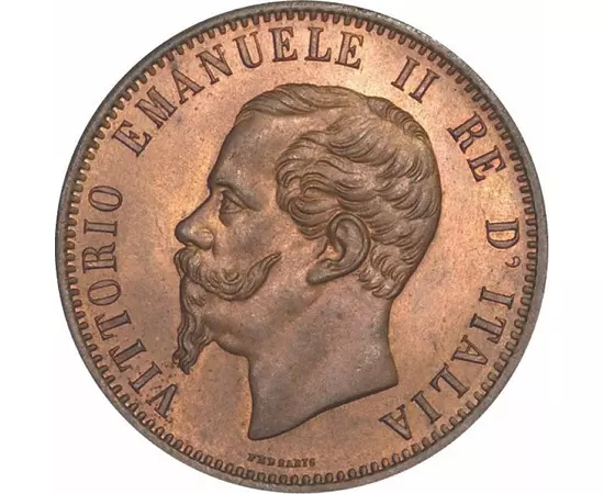  10 centesimi, II.Victor Em,1862-67, Olaszország