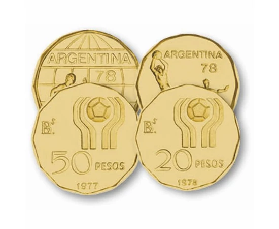 20, 50, 100 peso, , 0, 0, Argentína, 1977-1978