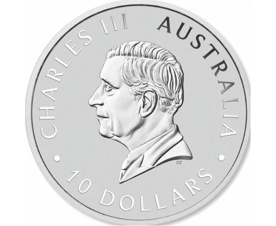 10 dollár III. Károly  Ag 9999 311 g Ausztrália 2024