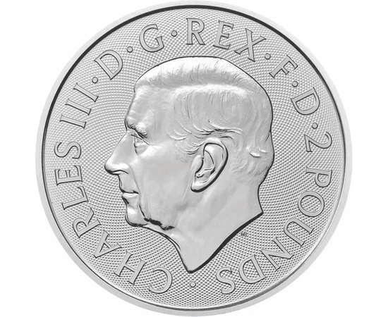 2 font III. Károly  Ag 999 311 g Nagy-Britannia 2024