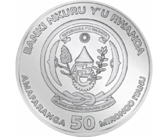 RUAN/ 50 frankNílusi krokodilAg2023 Ruanda
