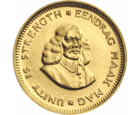  1 Rand, Van Riebeeck 1961-1983, Au, Dél-afrikai Köztársaság