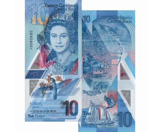 5, 10 dollár, , 0, 0, Kelet-Karibi Államok, 2019-2021