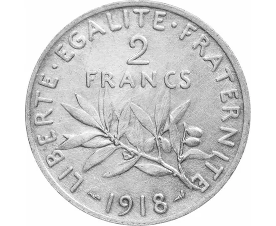  2 frank Magvető lány Ag1898-1920 Franciaország