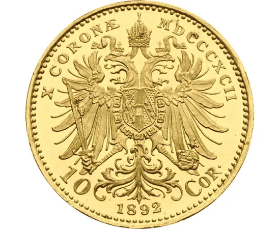  10 korona Ferenc J.babérk.1892-1906 Osztrák-Magyar Monarchia