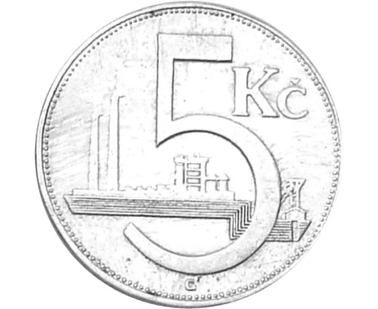  5 korona 1938 Csehszlovákia
