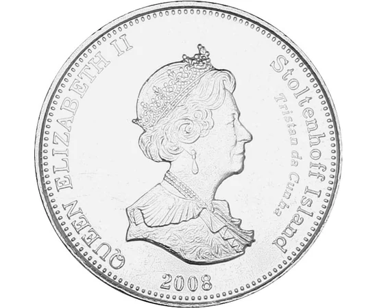 1 korona II. Erzsébet  CuNi 25 g Stoltenhoff-sziget 2008