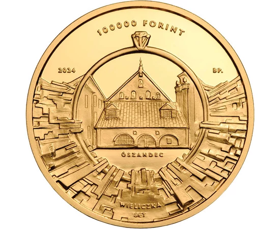 100000 forint Gyűrű kolostor   Au 986 6982 g Magyarország 2024