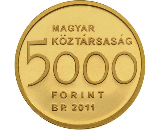  5000 forint Clark Ádám arany 2011 Magyar Köztársaság