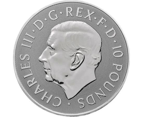 10 font III. Károly  Ag 9999 311 g Nagy-Britannia 2024