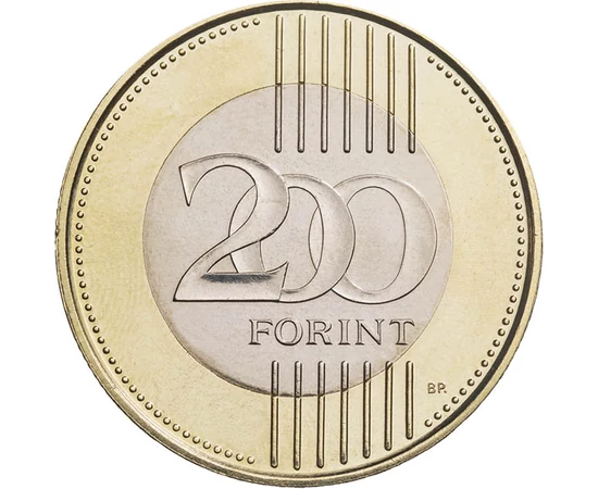 200 forint Névérték CuNi 9 g Magyarország 2024
