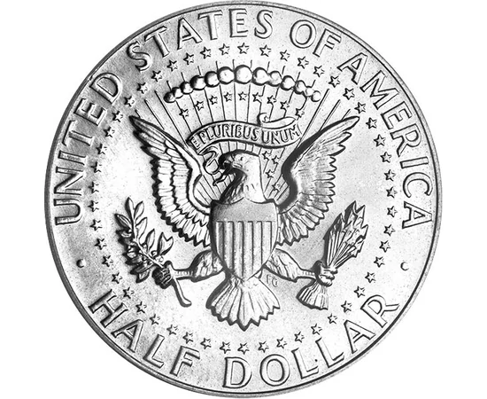  1/2 $ Kennedy Ag 1964 USA