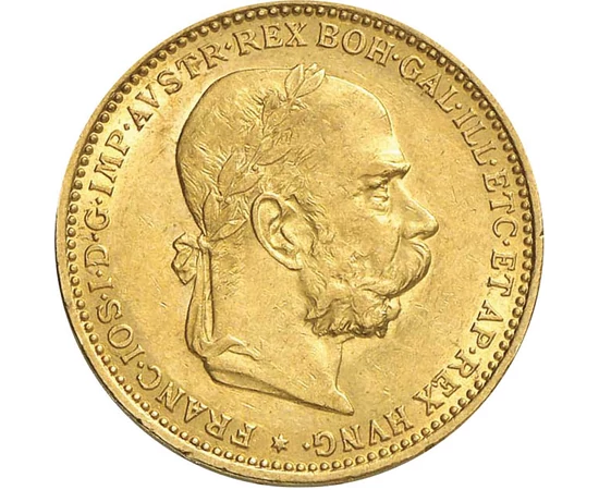 20 korona Ferenc J.babérk.1892-1905 Osztrák-Magyar Monarchia