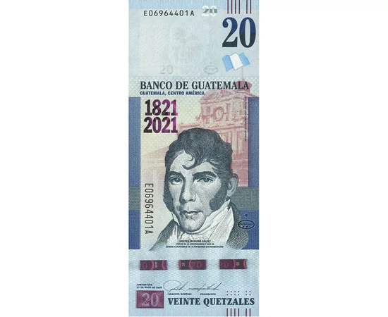 20 quetzal  0 0 Guatemala 2020