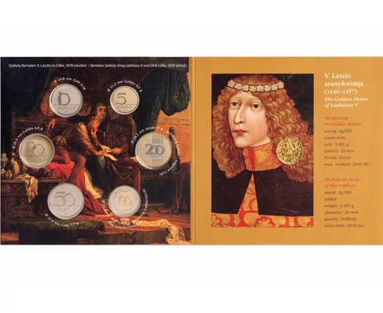 5, 10, 20, 50, 100, 200 forint, , CuNi, 0, Magyarország, 2024