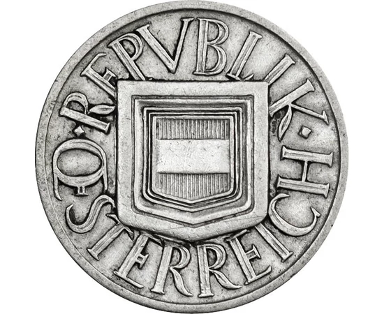  1/2 schilling 1925-1926 ezüst Ausztria