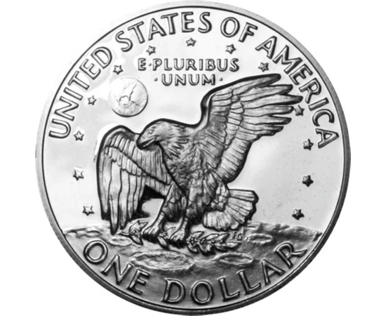  1 dollár Eisenhower 1971-74ezüst USA
