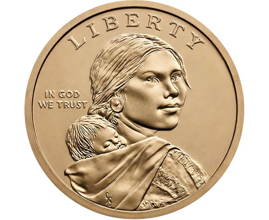 USA natív dollár, Maria Tallchief, indiánok a balettben, 1 dollár, USA, 2023