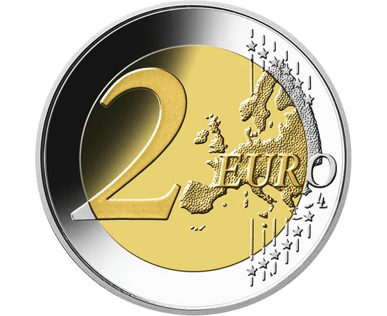 2 euró Európa térkép  CuNi 85 g Németország 2025