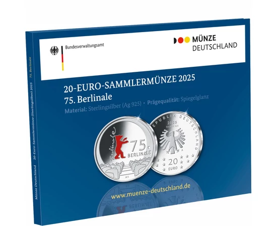 20 euró Berlinale Ag 925 18 g Németország 2025