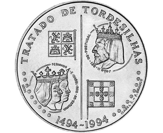 200 escudo Vitorlás Afrika címer  CuNi 211 g Portugália 1994