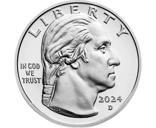 25 cent Washington  CuNi 567 g USA 2024