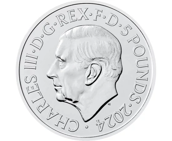 5 font III. Károly   CuNi 2828 g Nagy-Britannia 2024