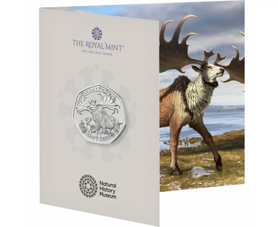 50 penny óriásszarvas CuNi 8 g Nagy-Britannia 2024
