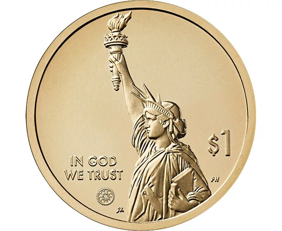 1 dollár Szabadság-szobor  CuNi 81 g USA 2025