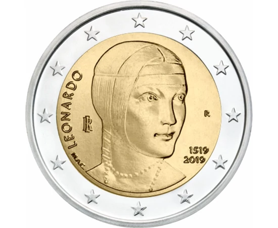 2 euro Leonardo 2019
