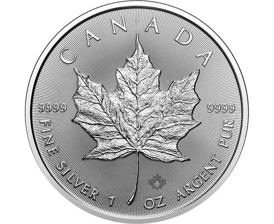 5 dollár, Juharlevél, Ag 9999, 31,1 g, Kanada, 2025