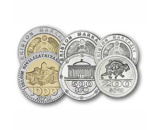 50 100 200 500 1000 som  0 0 Üzbegisztán 2018-2022