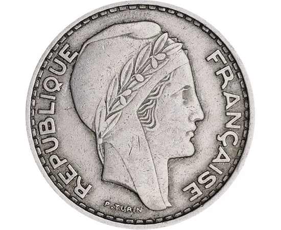 50 frank, Marianne, CuNi, 9 g, Algéria, 1949
