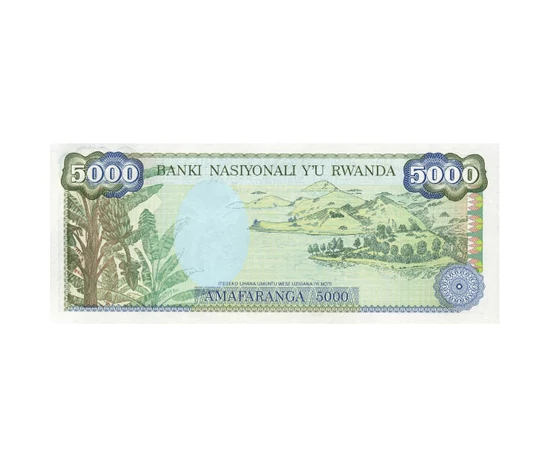 5000 frank  0 0 Ruanda 1988-1989