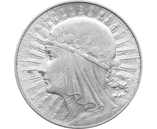  10 zloty, Védőszent, ezüst,Lengyelo., Lengyelország