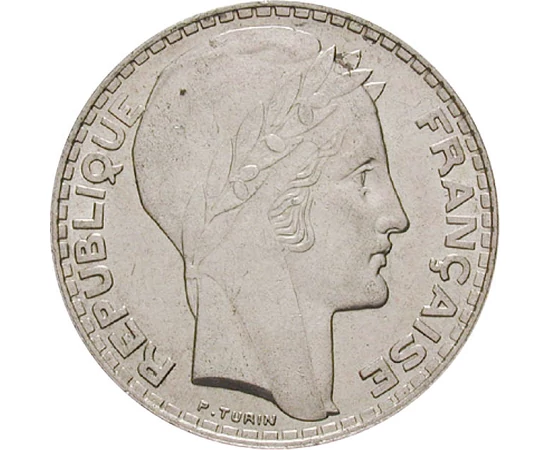  20 frank, Marianne, Ag, 1929-1939, Franciaország