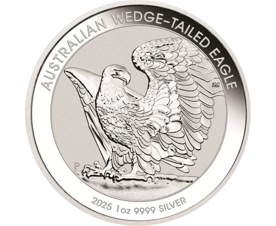 1 dollár, Ékfarkú sas, , színsúly, Ag 9999, 31,1 g, Ausztrália, 2025