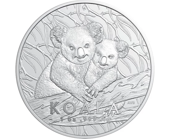 1 dollár, Koala, , Ag 999, 31,1 g, Ausztrália, 2025