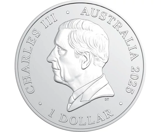 1 dollár III. Károly  Ag 999 311 g Ausztrália 2025