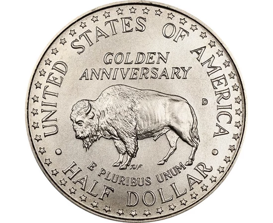 1/2 dollár Bölény  CuNi 1134 g USA 1991