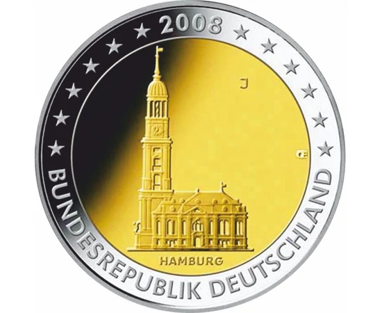  2 euró, Hamburg, 2008, Németország