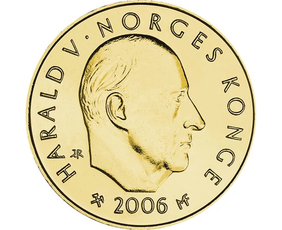 20 korona V. Harald  Brass 99 g Norvégia 2006