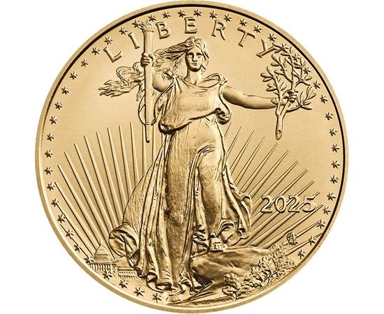 5 dollár Liberty nőalak  Au 916 339 g USA 2025