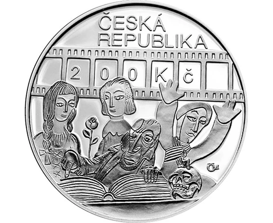 200 korona Karel Zeman Ag2010pp Csehország