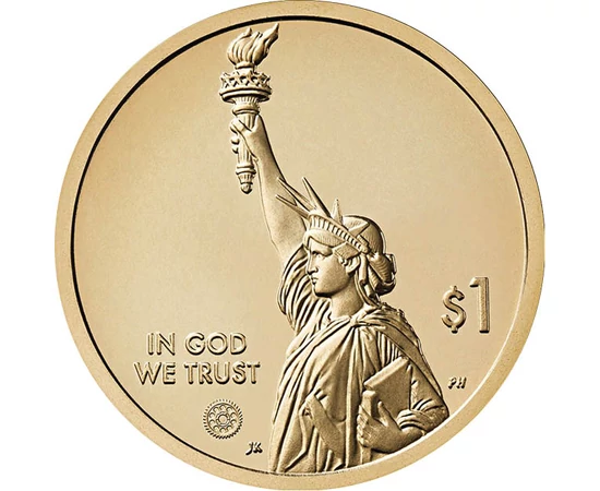 1 dollár Szabadság-szobor  CuNi 81 g USA 2025