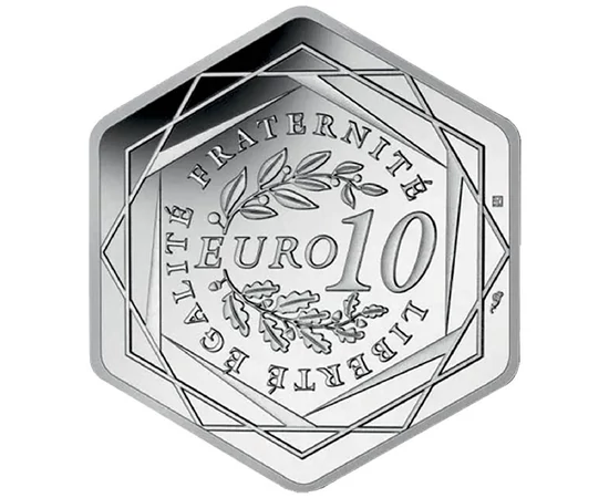10 euró VAN TANÚSÍTVÁNY Ag 500 17 g Franciaország 2024