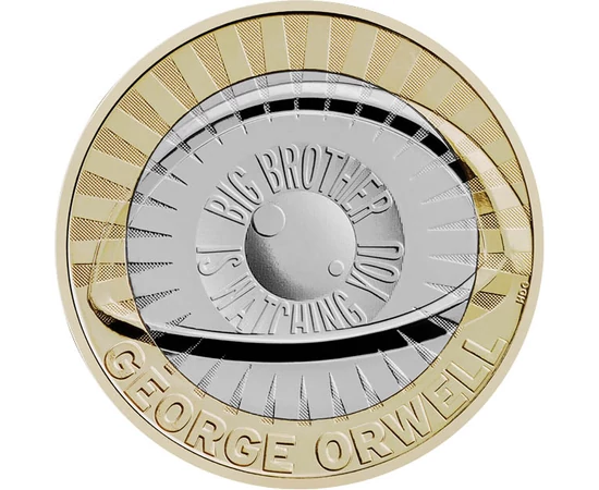 2 font, Szem ábrázolás, CuNi, 12 g, Nagy-Britannia, 2025