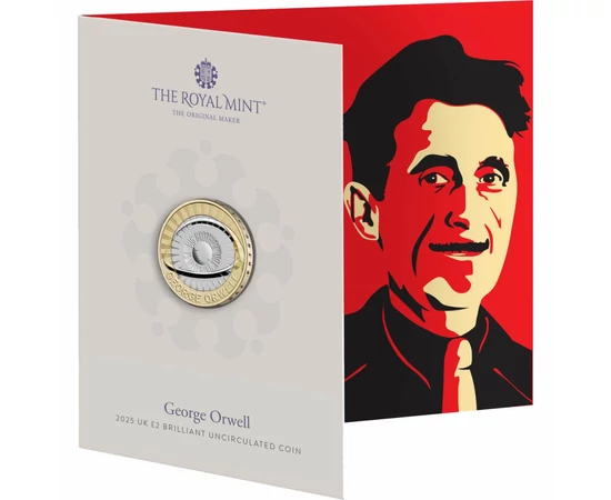 2 font Orwell  CuNi 12 g Nagy-Britannia 2025
