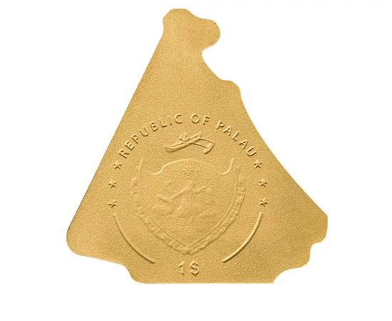 PLU/ 1 dollárVitorlás Au99992022 Palau