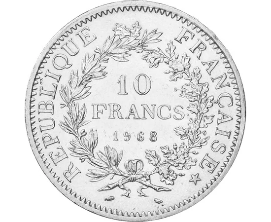  10 frank Herkules Franciaország Franciaország